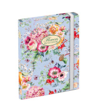 Cartella progetti Nature Flowers - 26x34cm - dorso 3cm - con elastico - Pigna