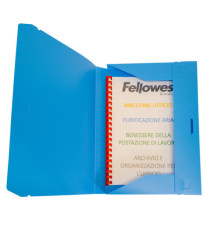 Cartella progetto con elastico - 24x35 cm - dorso 3 cm - azzurro - Fellowes Cartella progetto con elastico - 24x35 cm - dorso 3 cm - azzurro - Fellowes