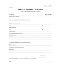 Cartella sanitaria di rischio per lavoratori esposti ad agenti cancerogeni - 31 x 24cm - Edipro Cartella sanitaria di rischio per lavoratori esposti ad agenti cancerogeni - 31 x 24cm - Edipro