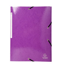 Cartelle 3L con elastici Iderama - A4 - 10 colori assortiti - Exacompta Cartelle 3L con elastici Iderama - A4 - 10 colori assortiti - Exacompta