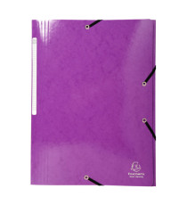 Cartelle 3L con elastici Iderama - A4 - 10 colori assortiti - Exacompta Cartelle 3L con elastici Iderama - A4 - 10 colori assortiti - Exacompta