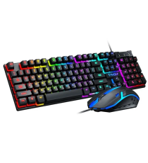 Tastiera + mouse gaming retroilluminata TF200 104 TASTI QWERTY - Design compatto Dimensioni: 445x135x4mm - mouse 2400dpi Tastiera + mouse gaming retroilluminata TF200 104 TASTI QWERTY - Design compatto Dimensioni: 445x135x4mm - mouse 2400dpi