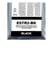 Cartuccia ESTR2-BK black Pigment Eco-Solvent Ink Bag compatibile per Roland TrueVIS SG2,VG2,VF2,SG3,VG3 capacità 500ml Cartuccia ESTR2-BK black Pigment Eco-Solvent Ink Bag compatibile per Roland TrueVIS SG2,VG2,VF2,SG3,VG3 capacità 500ml