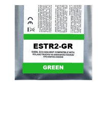 Cartuccia ESTR2-GR green Pigment Eco-Solvent Ink Bag compatibile per Roland TrueVIS SG2,VG2,VF2,SG3,VG3 capacità 500ml Cartuccia ESTR2-GR green Pigment Eco-Solvent Ink Bag compatibile per Roland TrueVIS SG2,VG2,VF2,SG3,VG3 capacità 500ml