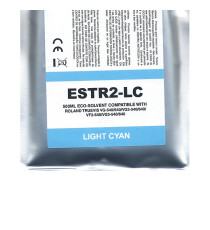 Cartuccia ESTR2-LC light ciano Pigment Eco-Solvent Ink Bag compatibile per Roland TrueVIS SG2,VG2,VF2,SG3,VG3 capacità 500ml Cartuccia ESTR2-LC light ciano Pigment Eco-Solvent Ink Bag compatibile per Roland TrueVIS SG2,VG2,VF2,SG3,VG3 capacità 500ml