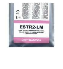 Cartuccia ESTR2-LM magenta light Pigment Eco-Solvent Ink Bag compatibile per Roland TrueVIS SG2,VG2,VF2,SG3,VG3 capacità 500ml Cartuccia ESTR2-LM magenta light Pigment Eco-Solvent Ink Bag compatibile per Roland TrueVIS SG2,VG2,VF2,SG3,VG3 capacità 500ml