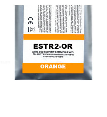 Cartuccia ESTR2-OR orange Pigment Eco-Solvent Ink Bag compatibile per Roland TrueVIS SG2,VG2,VF2,SG3,VG3 capacità 500ml Cartuccia ESTR2-OR orange Pigment Eco-Solvent Ink Bag compatibile per Roland TrueVIS SG2,VG2,VF2,SG3,VG3 capacità 500ml