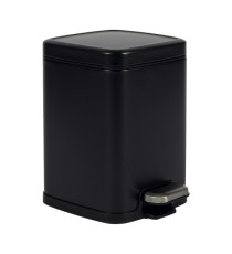 Bidone Pico - con pedale e vaschetta - 4 L - nero satinato - Perfetto Bidone Pico - con pedale e vaschetta - 4 L - nero satinato - Perfetto