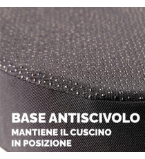 Cuscino Breyta Inclinato - 9 x 43 x 43 cm - in tessuto - nero - Fellowes Cuscino Breyta Inclinato - 9 x 43 x 43 cm - in tessuto - nero - Fellowes