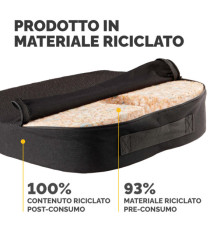 Cuscino Breyta Inclinato - 9 x 43 x 43 cm - in tessuto - nero - Fellowes Cuscino Breyta Inclinato - 9 x 43 x 43 cm - in tessuto - nero - Fellowes