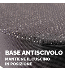 Cuscino Breyta Inclinato - 9 x 43 x 43 cm - in tessuto - nero - Fellowes Cuscino Breyta Inclinato - 9 x 43 x 43 cm - in tessuto - nero - Fellowes