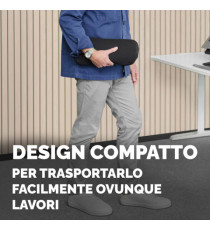 Cuscino Lombare Breyta - 17 x 35 x 6 cm - in tessuto - nero - Fellowes Cuscino Lombare Breyta - 17 x 35 x 6 cm - in tessuto - nero - Fellowes