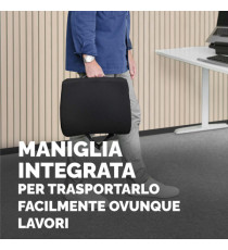 Cuscino Lombare Confort Breyta - 33 x 38 x 9 cm - in tessuto - nero - Fellowes Cuscino Lombare Confort Breyta - 33 x 38 x 9 cm - in tessuto - nero - Fellowes
