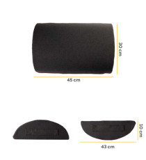 Cuscino Poggiapiedi Breyta - 10 x 45 x 30 cm  - nero - Fellowes Cuscino Poggiapiedi Breyta - 10 x 45 x 30 cm  - nero - Fellowes