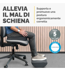 Cuscino Poggiapiedi Breyta - 10 x 45 x 30 cm  - nero - Fellowes Cuscino Poggiapiedi Breyta - 10 x 45 x 30 cm  - nero - Fellowes
