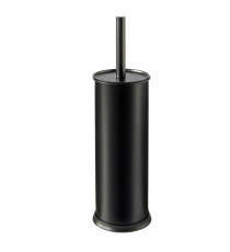 Portascopino Vic - diametro 9,5 cm - altezza 40 cm - acciaio inox - nero satinato - Perfetto Portascopino Vic - diametro 9,5 cm - altezza 40 cm - acciaio inox - nero satinato - Perfetto