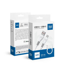 Cavo di ricarica da USB-A a type-c usb-c Blue Star DC99C 1mt 2A 12w bianco ricarica e trasferimento dati rapida ed efficiente Cavo di ricarica da USB-A a type-c usb-c Blue Star DC99C 1mt 2A 12w bianco ricarica e trasferimento dati rapida ed efficiente