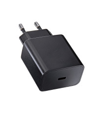 Caricabatterie da muro USB-C 3A Blue Star TFB-TC-25W PD nero type-c caricatore QC 4.0 Quick Charge 4.0 Adaptive Fast Charging