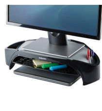Supporto monitor plus - vaschetta e scomparti - Fellowes Supporto monitor plus - vaschetta e scomparti - Fellowes