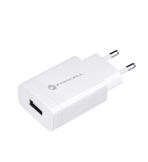 Caricabatterie da muro USB-A 2.4A Forcell F-Energy TC-1099 18W PD bianco caricatore Quick Charge 3.0 standard CE e LVD