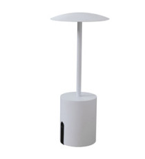 Lampada da tavolo Rocket - a led - alluminio - bianco - King Collection