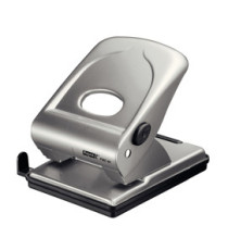 Perforatore FMC40 - max 40 fogli - 2 fori - passo 8 cm - argento - Rapid Perforatore FMC40 - max 40 fogli - 2 fori - passo 8 cm - argento - Rapid