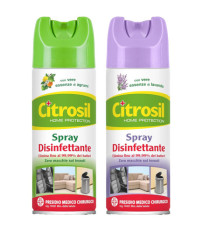 Spray disinfettante - virucida - lavanda e agrumi - 300 ml - Citrosil Spray disinfettante - virucida - lavanda e agrumi - 300 ml - Citrosil