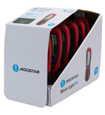 Torcia da lavoro Aigostar 3W 200 lumen 6500K luce fredda, a batteria Illuminazione anteriore e superiore, L19.5xW6xH3.8cm Torcia da lavoro Aigostar 3W 200 lumen 6500K luce fredda, a batteria Illuminazione anteriore e superiore, L19.5xW6xH3.8cm