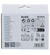 Torcia da lavoro Aigostar 5W 500 lumen 6500K luce fredda, a batteria 2 livelli di luminosità misura L12.5xW9.5xH3.8cm IP44 Torcia da lavoro Aigostar 5W 500 lumen 6500K luce fredda, a batteria 2 livelli di luminosità misura L12.5xW9.5xH3.8cm IP44