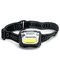Torcia lampada da testa led frontale Aigostar 1.2w 130 lumen 6500k luce fredda L60xW43xH34mm fino a 30mt a batteria 3 AAA Torcia lampada da testa led frontale Aigostar 1.2w 130 lumen 6500k luce fredda L60xW43xH34mm fino a 30mt a batteria 3 AAA