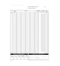 Blocco registro corrispettivi - 12/12 copie autoric. - 29,7 x 21,5 cm - DU168512C00 - Data Ufficio