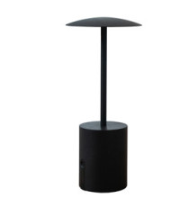 Lampada da tavolo Rocket - a led - alluminio - nero - King Collection