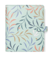 Organiser Botanical - f.to A5 - 233 x 217 x 46 mm - con cinturino - menta - Filofax Organiser Botanical - f.to A5 - 233 x 217 x 46 mm - con cinturino - menta - Filofax