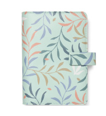 Organiser Botanical - f.to Personal 187 x 153 x 40 mm - con cinturino - menta - Filofax Organiser Botanical - f.to Personal 187 x 153 x 40 mm - con cinturino - menta - Filofax