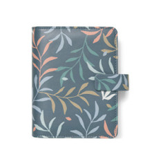 Organiser Botanical - f.to Pocket 146 x 128 x 36 mm - con cinturino - blu - Filofax Organiser Botanical - f.to Pocket 146 x 128 x 36 mm - con cinturino - blu - Filofax
