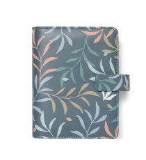 Organiser Botanical - f.to Pocket 146 x 128 x 36 mm - con cinturino - blu - Filofax Organiser Botanical - f.to Pocket 146 x 128 x 36 mm - con cinturino - blu - Filofax