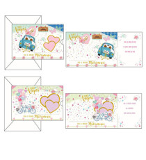 Biglietto auguri Matrimonio - 4 soggetti assortiti - Kartos