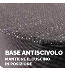 Cuscino Breyta Comfort - 6 x 43 x 43 cm - in tessuto - nero - Fellowes Cuscino Breyta Comfort - 6 x 43 x 43 cm - in tessuto - nero - Fellowes