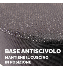 Cuscino Breyta Comfort - 6 x 43 x 43 cm - in tessuto - nero - Fellowes Cuscino Breyta Comfort - 6 x 43 x 43 cm - in tessuto - nero - Fellowes