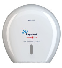 Dispenser antibatterico Defend Tech - per carta igienica Mini Jumbo - Papernet Dispenser antibatterico Defend Tech - per carta igienica Mini Jumbo - Papernet