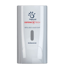Dispenser antibatterico Defend Tech - per sapone liquido e gel - Papernet Dispenser antibatterico Defend Tech - per sapone liquido e gel - Papernet
