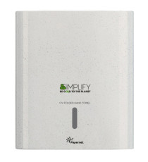 Distributore asciugamani piegati a C/V Simplify - 30 x 14,5 x 33,6 cm - white wood - Papernet Distributore asciugamani piegati a C/V Simplify - 30 x 14,5 x 33,6 cm - white wood - Papernet