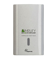 Distributore carta igenica interfogliata Simplify - 16,5 x 13,5 x 26,5 cm - white wood - Papernet Distributore carta igenica interfogliata Simplify - 16,5 x 13,5 x 26,5 cm - white wood - Papernet