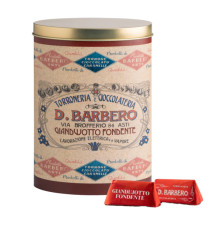 Gianduiotti - in scatola di metallo - gusto fondente - 150 gr - Barbero Gianduiotti - in scatola di metallo - gusto fondente - 150 gr - Barbero