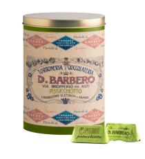 Gianduiotti - in scatola di metallo - gusto pistacchio - 150 gr  - Barbero Gianduiotti - in scatola di metallo - gusto pistacchio - 150 gr  - Barbero