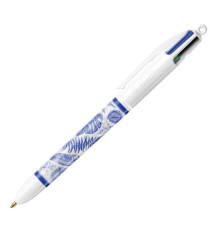 Penna a sfera 4 Colors Decor - fantasie assortite - Bic - expo 30 pezzi