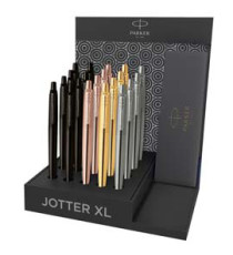 Penna a sfera Jotter XL Monochrome - colori assortiti - Parker - expo 20 pezzi Penna a sfera Jotter XL Monochrome - colori assortiti - Parker - expo 20 pezzi