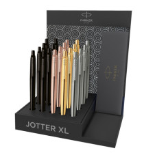Penna a sfera Jotter XL Monochrome - colori assortiti - Parker - expo 20 pezzi Penna a sfera Jotter XL Monochrome - colori assortiti - Parker - expo 20 pezzi