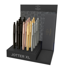 Penna a sfera Jotter XL Monochrome - colori assortiti - Parker - expo 20 pezzi Penna a sfera Jotter XL Monochrome - colori assortiti - Parker - expo 20 pezzi