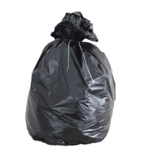 Sacchi - 80 x 110 cm - 130 L - 49 micron - nero - Rolsac - scatola 100 pezzi Sacchi - 80 x 110 cm - 130 L - 49 micron - nero - Rolsac - scatola 100 pezzi